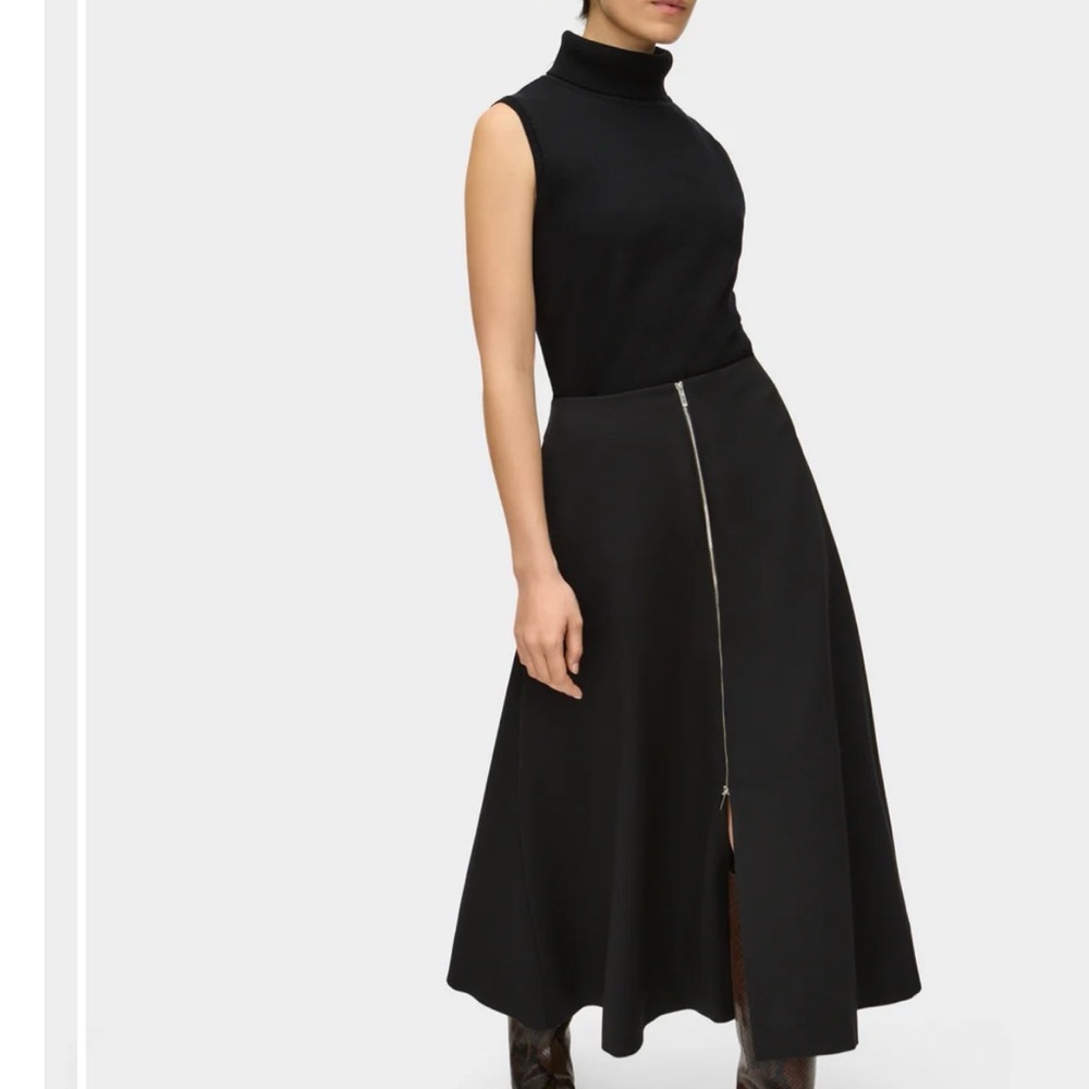 Chic Black A-Line Women's Skirt